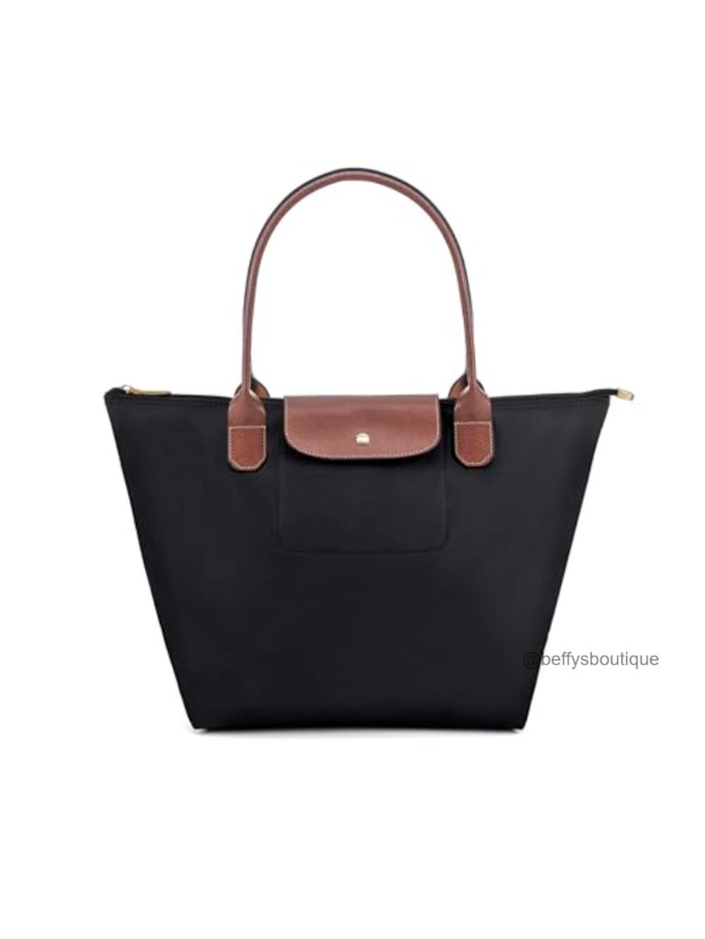 Nylon Tote Bag Foldable Shoulder Bag Lightweight Waterproof Weekender Hobo